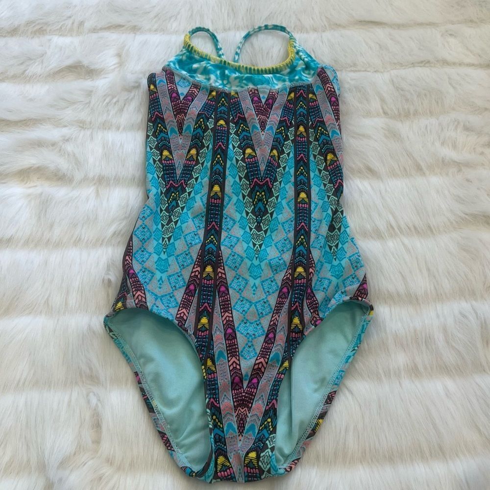 Gossip Girl Cherokee Print One Piece Swimsuit (10)